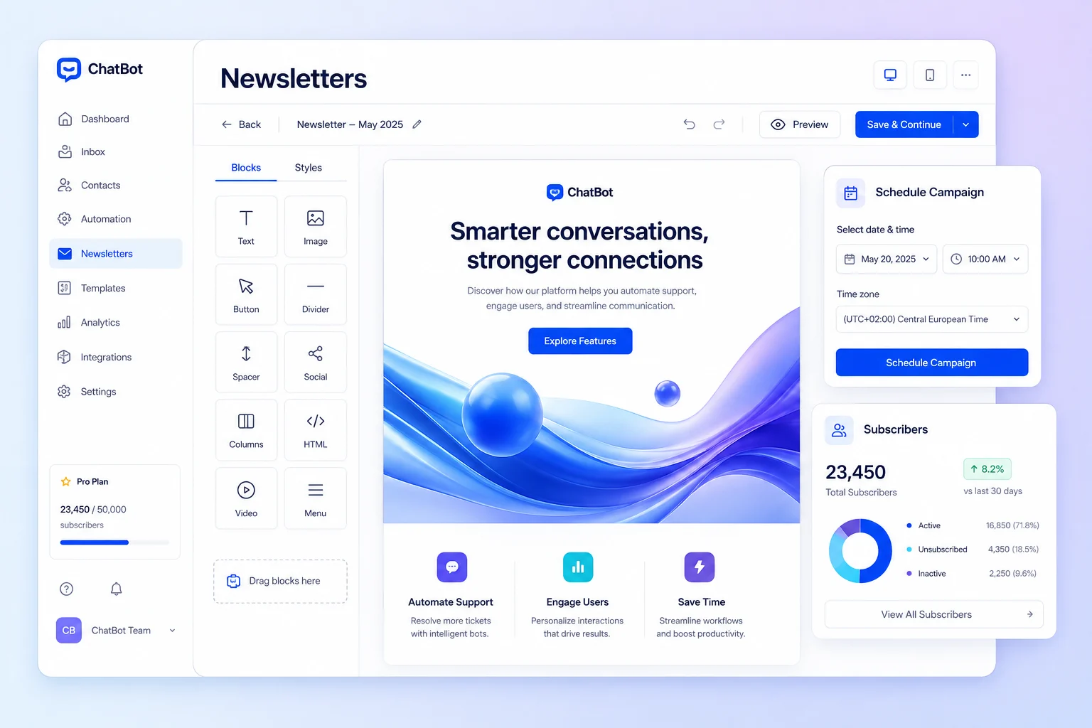 Emailing & Newsletters — Design emails that express your brand